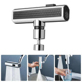 Kitchen Faucet Waterfall Outlet Splash Proof Universal Rotating Bubbler Multifunctional Water Nozzle Extension Kitchen Gadgets - Wooden Twist UAE